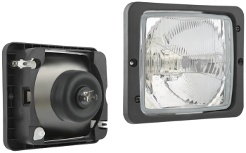 Far pentru, tip H4 cu ramă (lumini: fază lungă, fază scurtă)