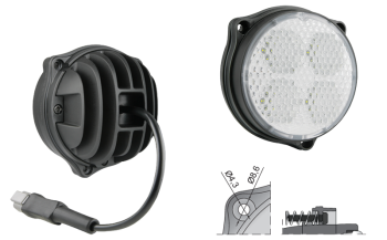 unghi fascicol 58°, 1500lm - modul LED 12V-24V, cablu 0,15 m