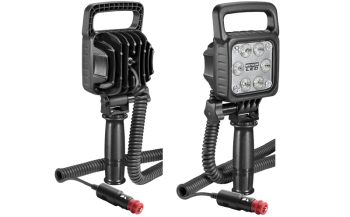 Proiector de lucru LED cu prindere, cablu spiralat și întrerupător