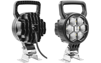 Proiector de lucru LED cu suport omega, cablu și întrerupător