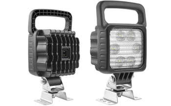 Proiector de lucru LED cu suport omega și conector AMP Faston încorporat