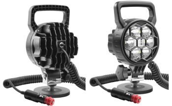 Proiector de lucru LED cu suport magnetic, cablu spiralat și întrerupător